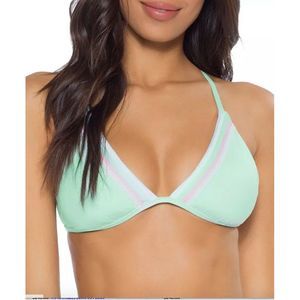 Soluna Sun Beam Triangle Top Fresh Mint NWT $58